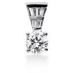 Fancy diamantvedhæng i hvidguld med 6 st diamanter (1.2 ct.)