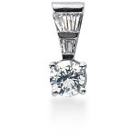 Fancy diamantvedhæng i hvidguld med 4 st diamanter (0.66 ct.)