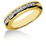 Vielse & Forlovelsesring i guld med 15st diamanter (0.3ct)