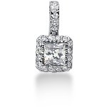 Fancy diamantvedhæng i hvidguld med 23 st diamanter (0.72 ct.)