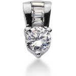 Fancy diamantvedhæng i hvidguld med 5 st diamanter (1.3 ct.)