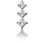 Journey diamantvedhæng i hvidguld med 3 st diamanter (1.4 ct.)