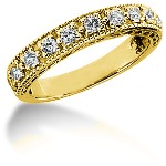 Vielse & Forlovelsesring i guld med 11st diamanter (0.33ct)