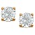 reringe i rdguld med runde, brillantslebne diamanter 4.0 mm (0.5 ct.)