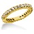 Eternity-ring i guld med runde, brillantslebne diamanter (ca 0.9ct)