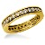 Eternity-ring i guld med runde, brillantslebne diamanter (ca 0.87ct)