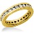 Eternity-ring i guld med runde, brillantslebne diamanter (ca 1.25ct)