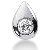 Solitaire diamantvedhng i hvidguld med rund, brillantsleben diamant (0.45 ct.)