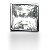 Solitaire diamantvedhng i hvidguld med prinsesseslib diamant (0.75 ct.)