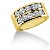 Vielse & Forlovelsesring i guld med 14st diamanter (2.8ct)