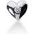 Hjerteformet vedhæng i hvidguld med rund, brillantsleben diamant (0.03 ct.)
