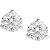 reringe i hvidguld med runde, brillantslebne diamanter 4.8 mm (0.8 ct.)