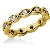 Eternity-ring i guld med runde, brillantslebne diamanter (ca 0.44ct)
