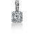 Fancy diamantvedhng i hvidguld med 22 st diamanter (0.53 ct.)
