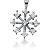 Fancy diamantvedhng i hvidguld med 9 st diamanter (0.9 ct.)