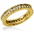 Eternity-ring i guld med runde, brillantslebne diamanter (ca 0.64ct)