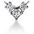 Fancy diamantvedhng i hvidguld med 3 st diamanter (0.25 ct.)