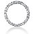 Cirkelformet diamantvedhæng i hvidguld med 29 st diamanter (1.45 ct.)