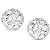 Øreringe i hvidguld med runde, brillantslebne diamanter 4.8 mm (0.8 ct.)