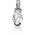 Fancy diamantvedhng i hvidguld med 10 st diamanter (2.44 ct.)